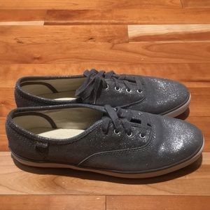 👟 KEDS Sparkly Silver, worn once